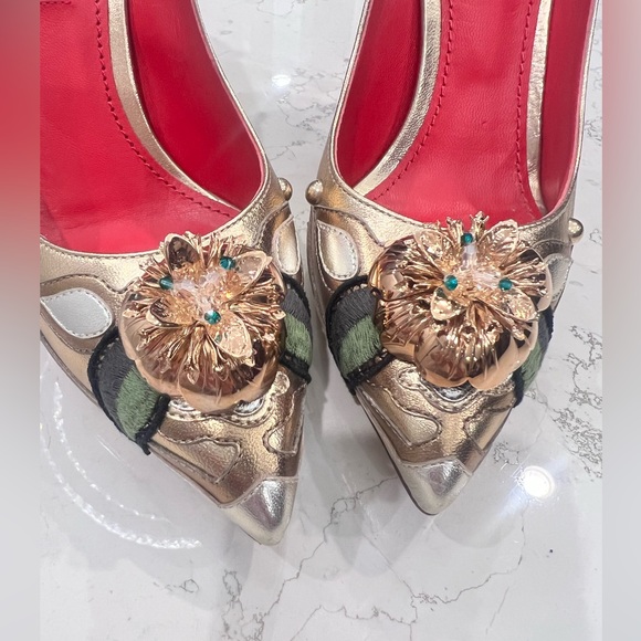 Dolce & Gabbana colorblock pattern D’Orsay pumps 100mm, size 36.5 - Picture 14 of 17